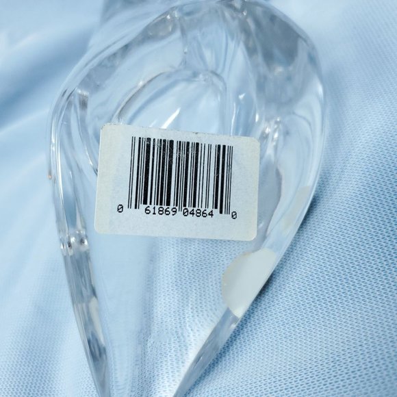 Bohemia Czech Lead Crystal Glass Princess Cinderella Slipper High Heel Shoes - Picture 8 of 8